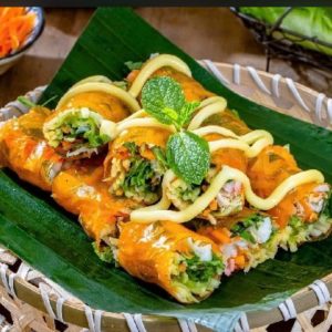 bánh tráng cuộn