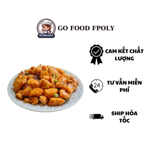 viên gà lắc sốt chua ngọt