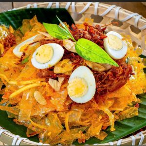 bánh tráng trộn